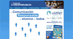 Desktop Screenshot of fundacioncorresponsables.org
